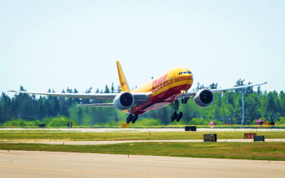 DHL aposta em novos aviões Boeing 777 Freighters