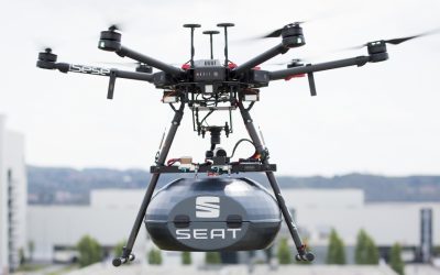 Sesé envia componentes à Seat através de drones