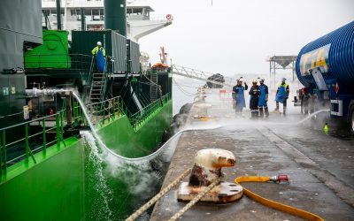 Primeiro abastecimento de GNL a um navio em Portugal