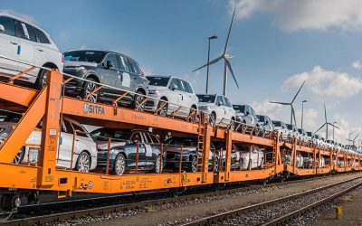 Volvo Cars substitui a rodovia pela ferrovia