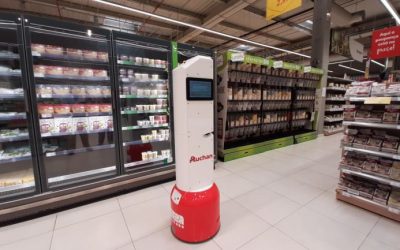 Robô aumenta eficiência e produtividade das lojas Auchan