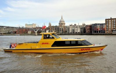 DHL inaugura serviço de transporte fluvial em Londres