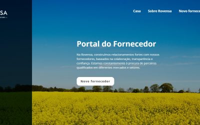 Novo portal da Rovensa facilita comunicação com fornecedores