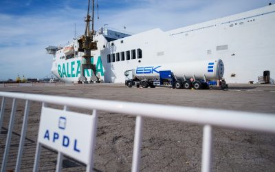 Porto de Viana do Castelo assegura abastecimento de GNL a navio