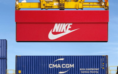 Nike aposta no transporte marítimo sustentável em parceria com CMA CGM