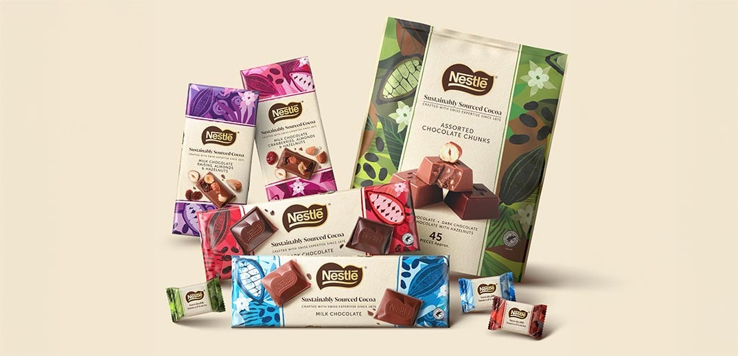 Nestlé lança gama de chocolates com cacau de Origem Sustentável