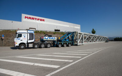 LASO transporta duas pontes para Roterdão através do Porto de Aveiro