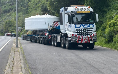 Ilha da Madeira: LASO conclui transporte de gerador de grandes dimensões